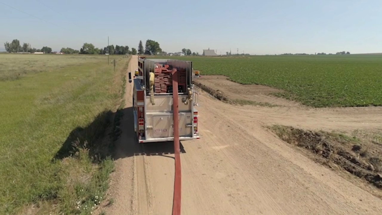 4200' Long Hose Lay: Berthoud Fire, CO