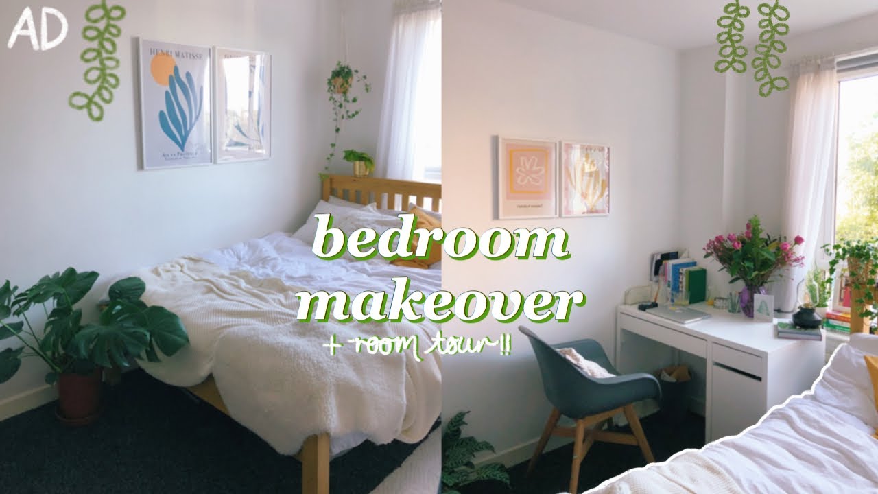 university bedroom makeover 🌿 + room tour !!
