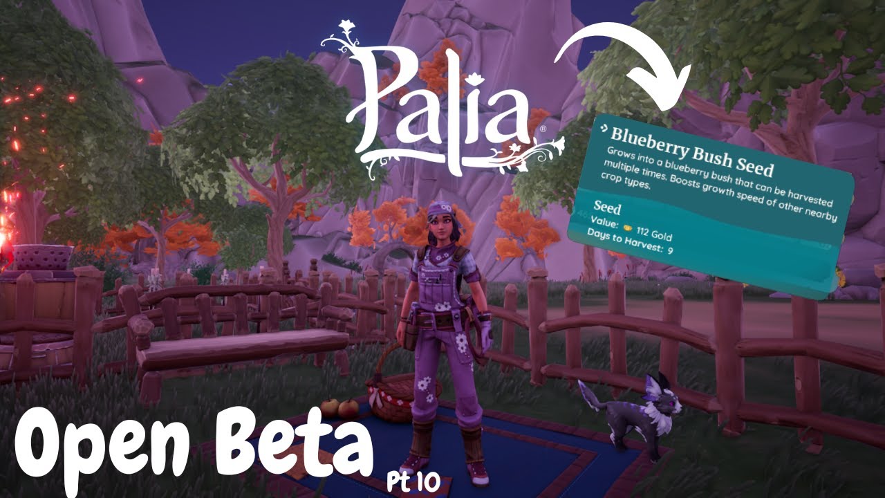 Getting BLUEBERRY BUSH seeds in PALIA | Palia Open Beta | Pt 10