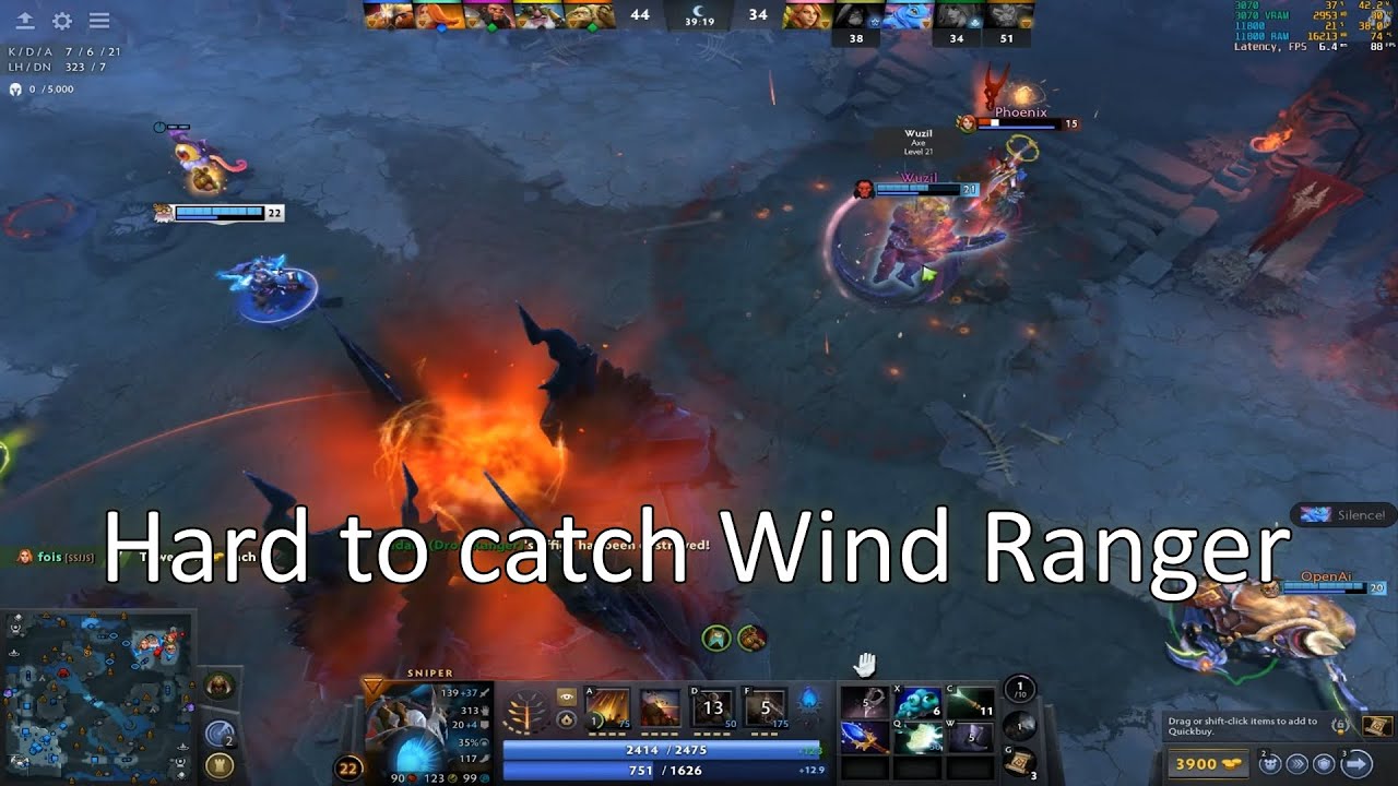 Sniper MVP hard support with Juggernaut safelane, 7.39b Dota 2 Gameplay 75