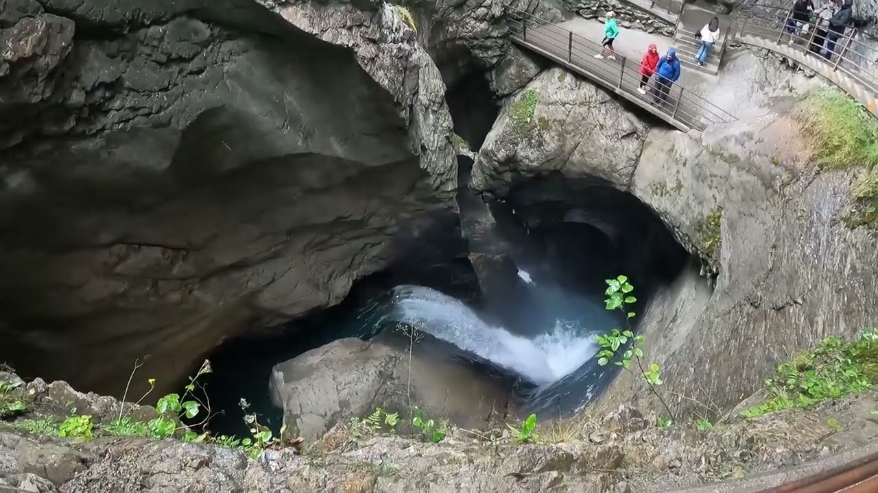 Inside Trümmelbach Falls