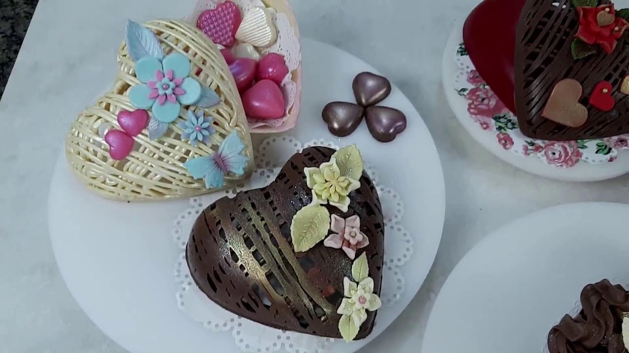 Corações de Chocolate Para o dia das Mães Faça e Venda..
