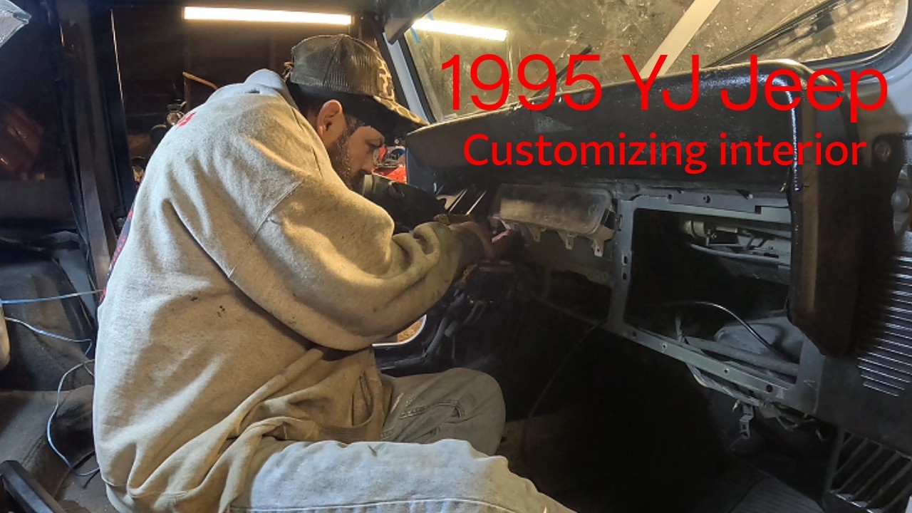 1995 Jeep Working on Dash and ??