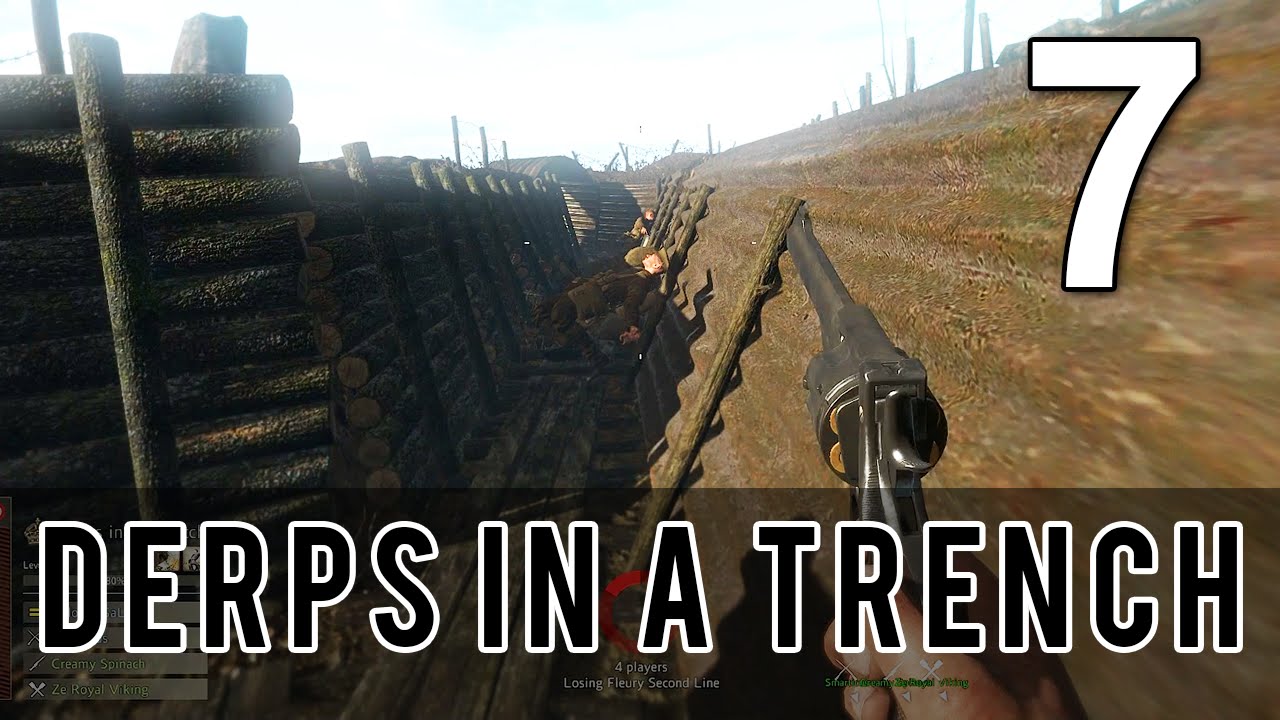 [7] Derps in a Trench (Let's Play Verdun w/ GaLm and the Derp Crew)