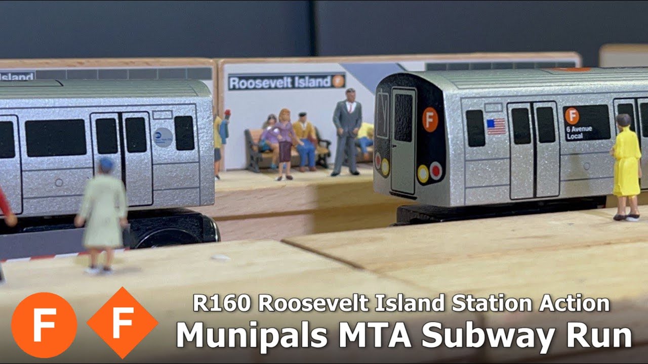 Munipals MTA R160 Roosevelt Island Station Subway Run + Alstom new metro railcar showcase!