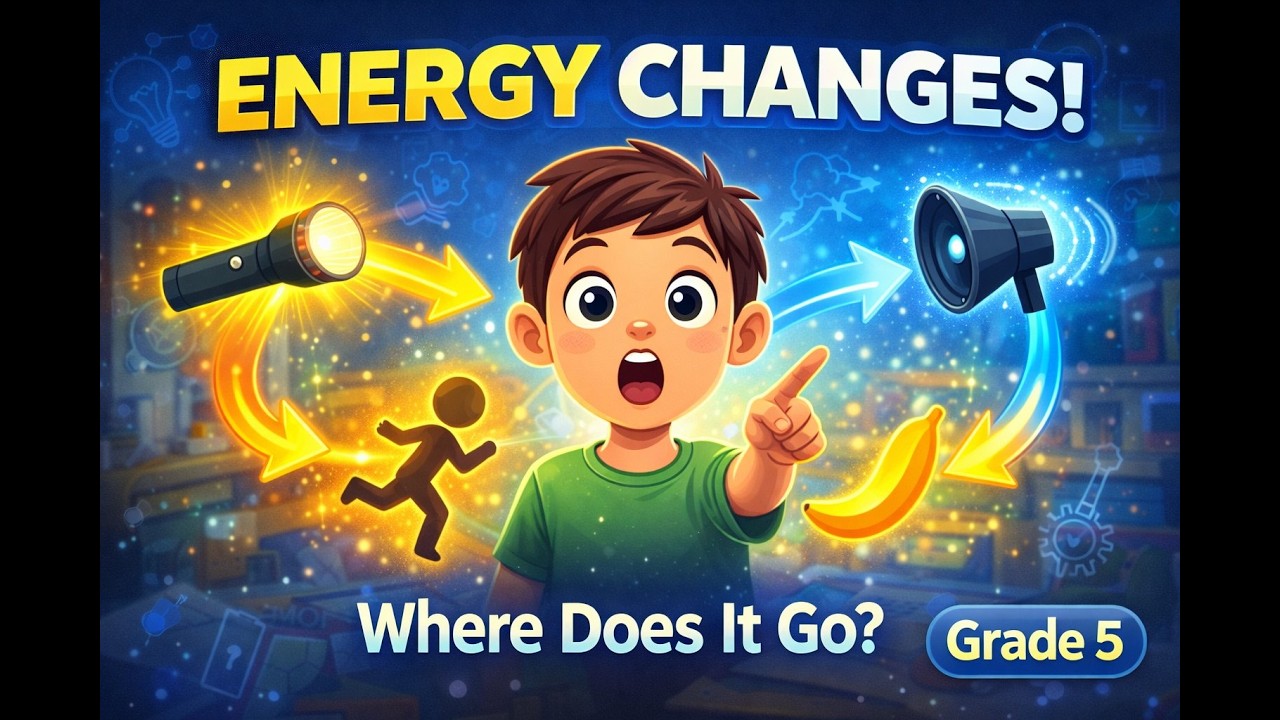 Grade 5 Science: Energy Transformation — How Energy Changes Form in Everyday Life