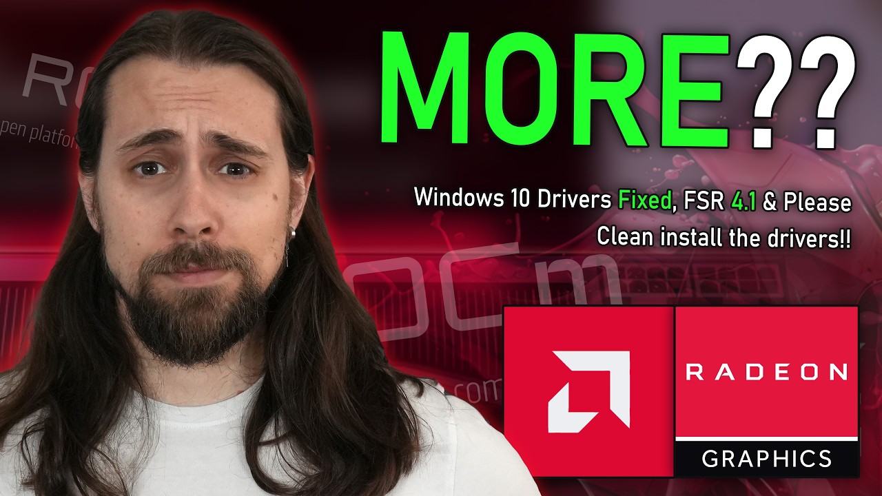 AMD Adrenalin 26.6.4 Drivers | Windows 10 & FSR 4.1 Windows 11 crashes FIXED!