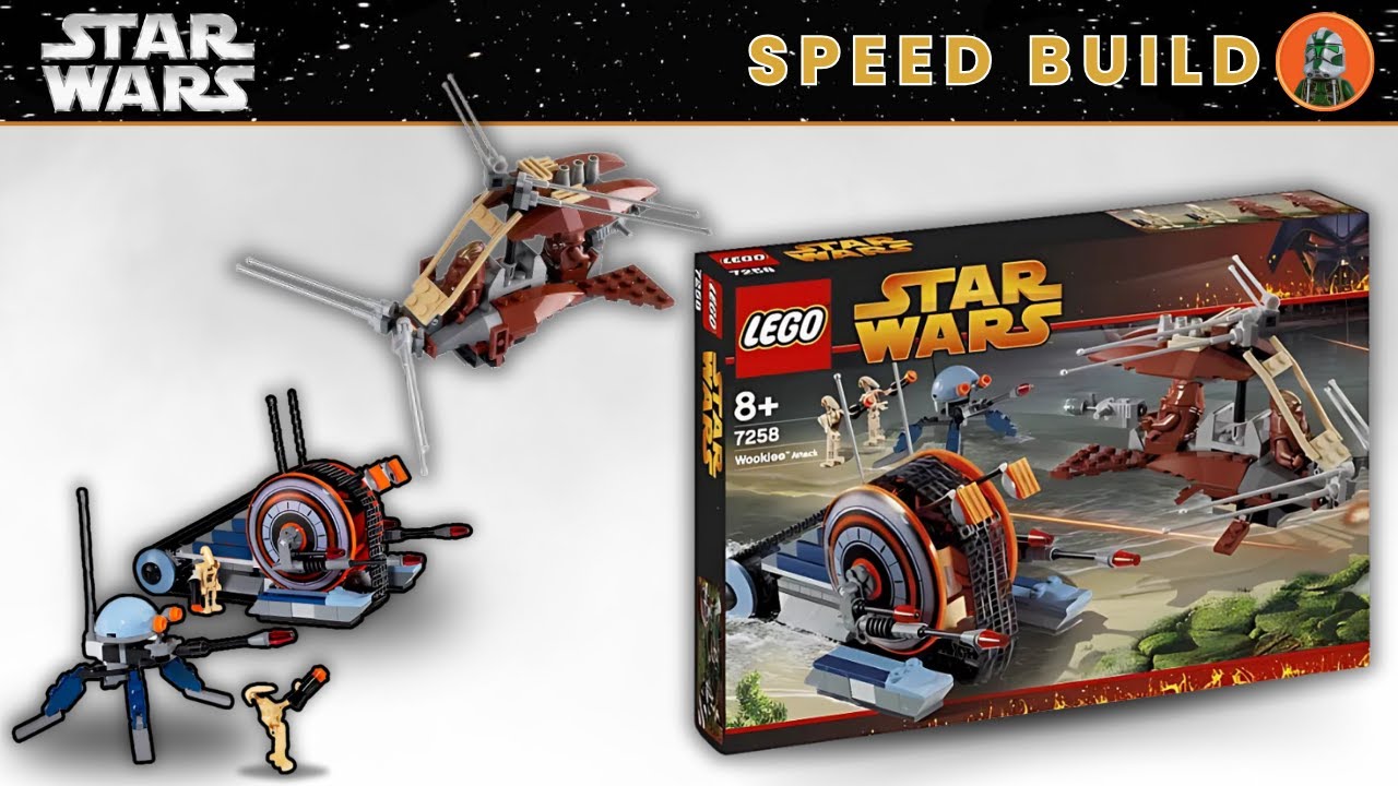 ⚡️ Full Speed Build｜LEGO Star Wars 7258 Wookiee Attack