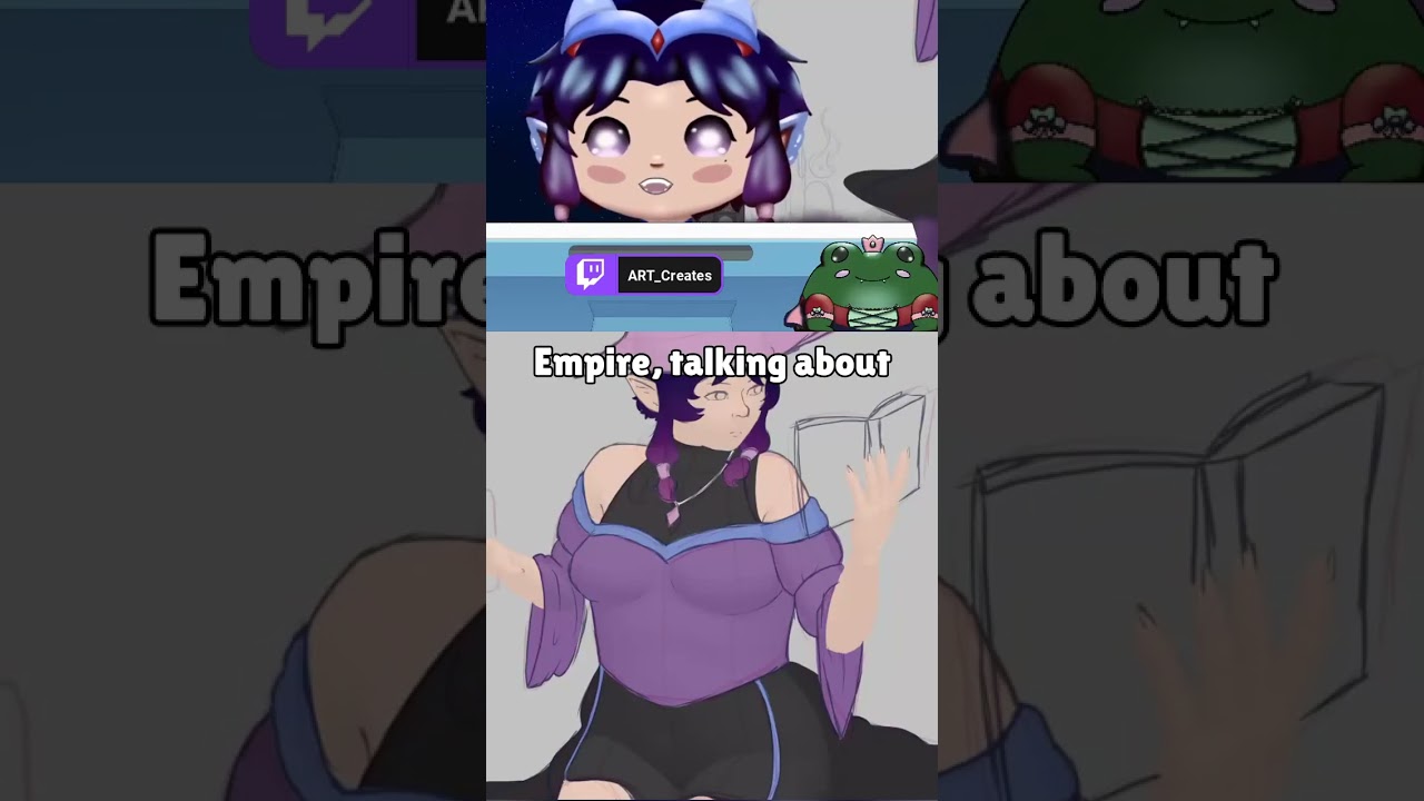 Gothic Liturature is Art s Roman Empire #vtuber  #drawing #liturature #gothic #twitch