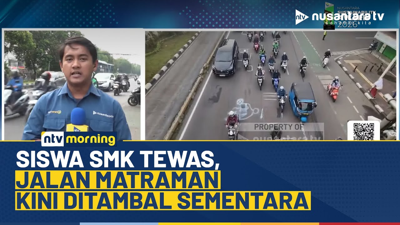 Lubang Jalan di Matraman Ditambal Sementara, Perbaikan Permanen Menunggu Musim Kemarau | NTV MORNING