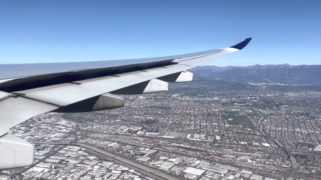Delta Airbus A330-900neo Landing into Los Angeles (LAX)
