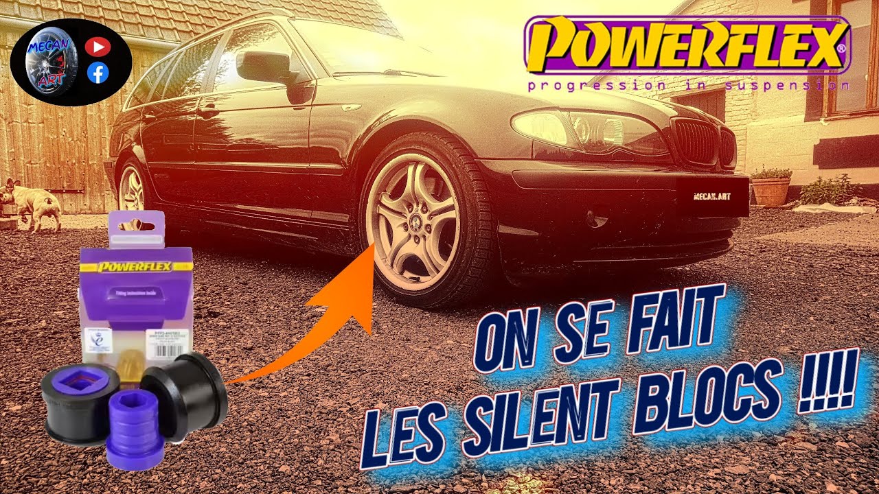 TUTO silent blocs POWERFLEX triangles BMW E46, rapide et efficace 👍 