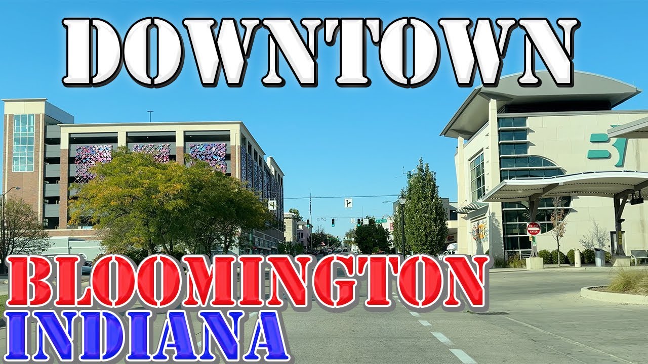Bloomington - Indiana - 4K Downtown Drive