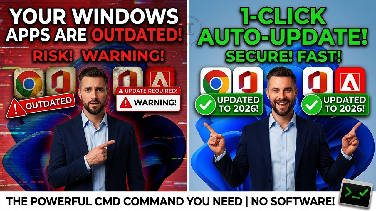 All Your Windows Apps Are OUTDATED! Update Everything in 1-Click (No Software)