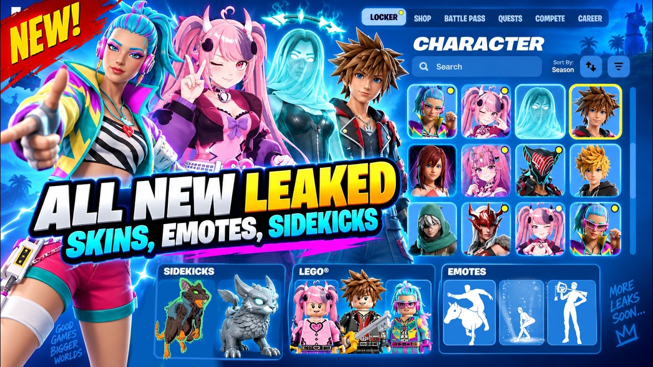 Fortnite Update 42.20 LEAKS: ALL NEW Skins, Emotes & SECRET Cosmetics! Ironmouse,