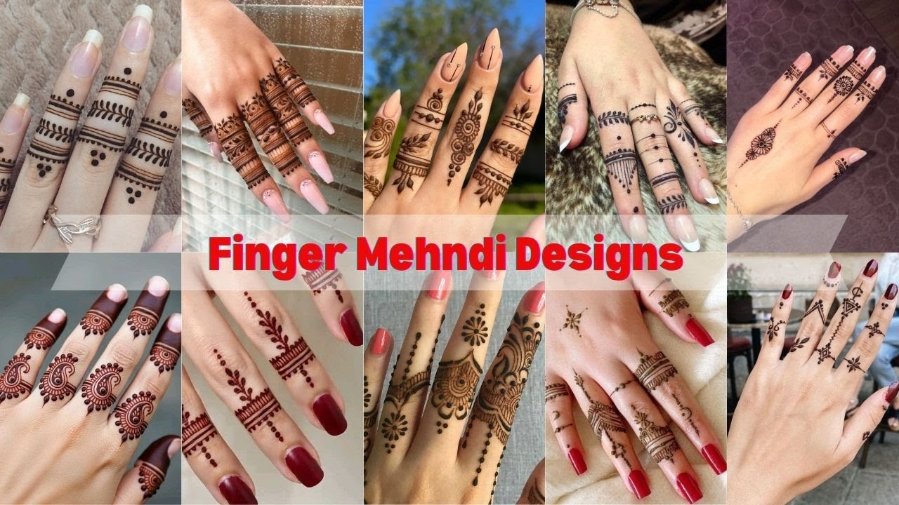 💅 Finger Mehndi Designs 2025 | Stylish & Easy Finger Mehndi Design  | Simple Mehndi Designs 🌿