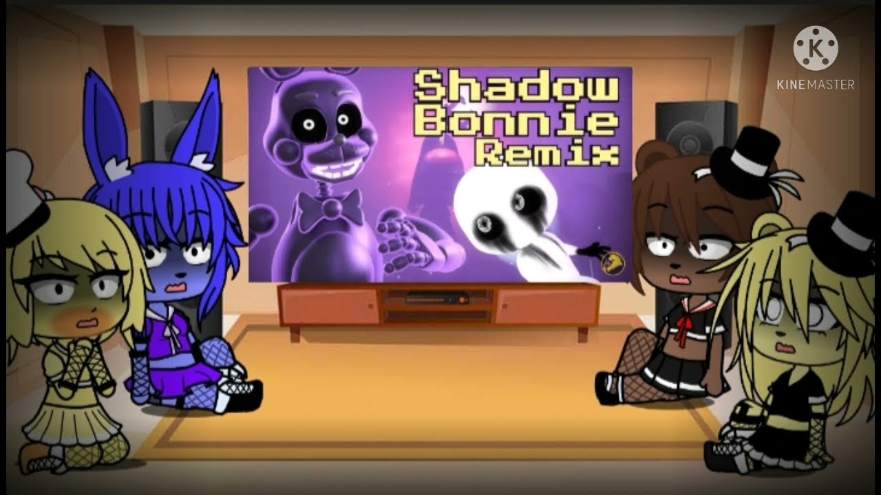 (five nights at fnia)react ao shadowbonnie song REMIX leia a descrição antes do vídeo