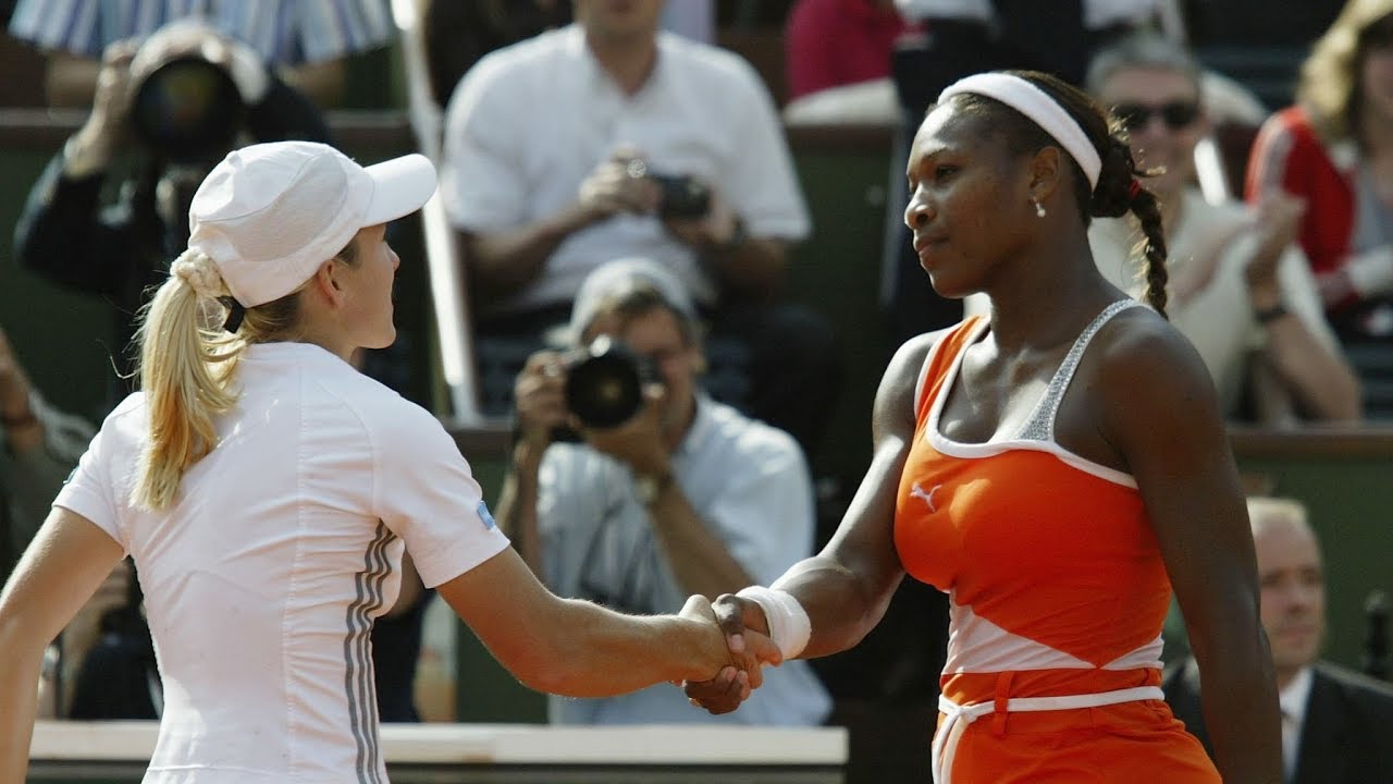 Serena Williams vs Justine Henin 2003 Roland Garros Semifinal Highlights