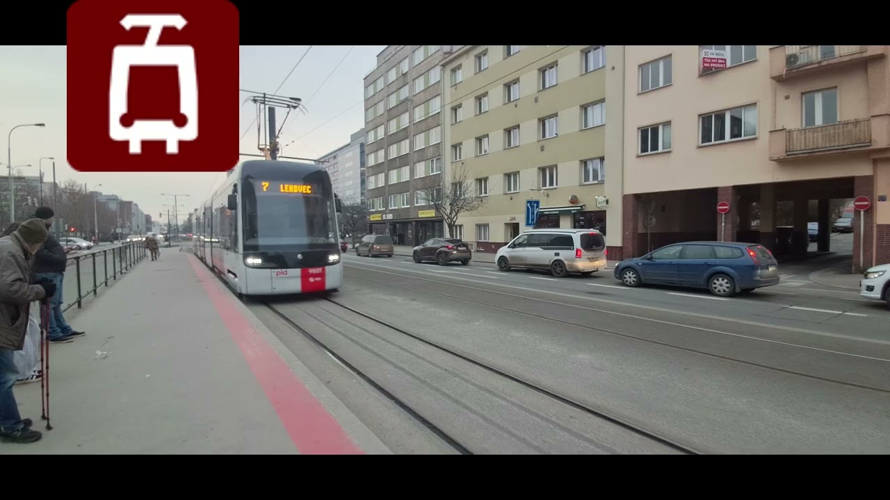 Hlášení Linka 7 v úseku Radlická 