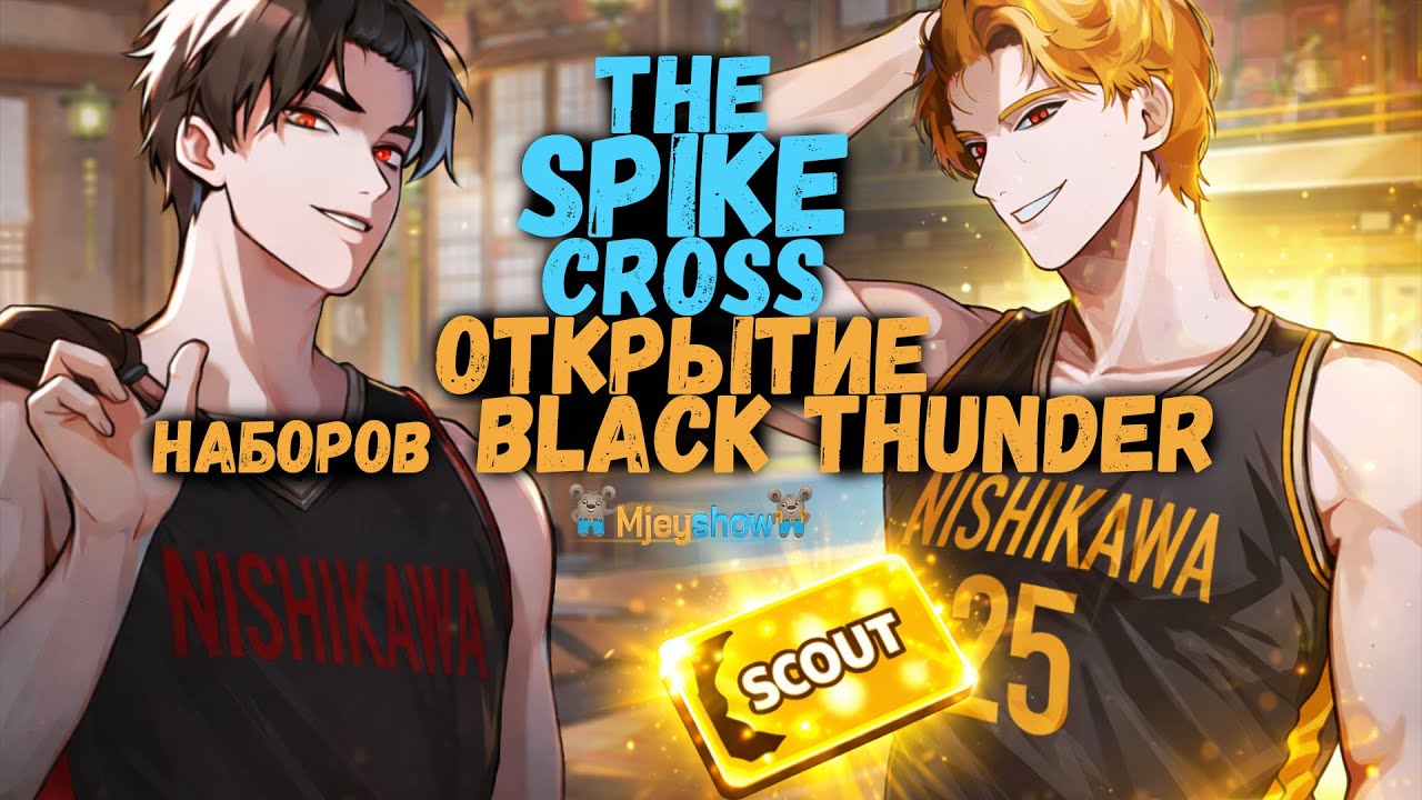 ОТКРЫТИЕ НАБОРОВ НИСИКАВА | BLACK THUNDER || The Spike - Cross