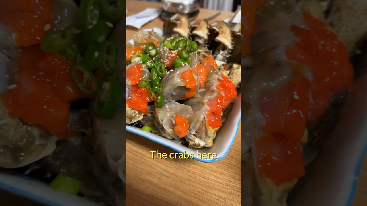 Phenomenal Raw Marinated Crab in SEOUL #korea #koreanfood #seoul #seafood #southkorea #travel #food