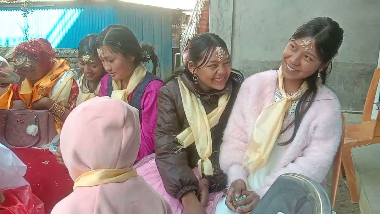 भक्तपुर जिल्ला आसा पुरी तमाङ को रिति रिवाज आनुसार सुभा बिबाह,ब्रेलसङ।
