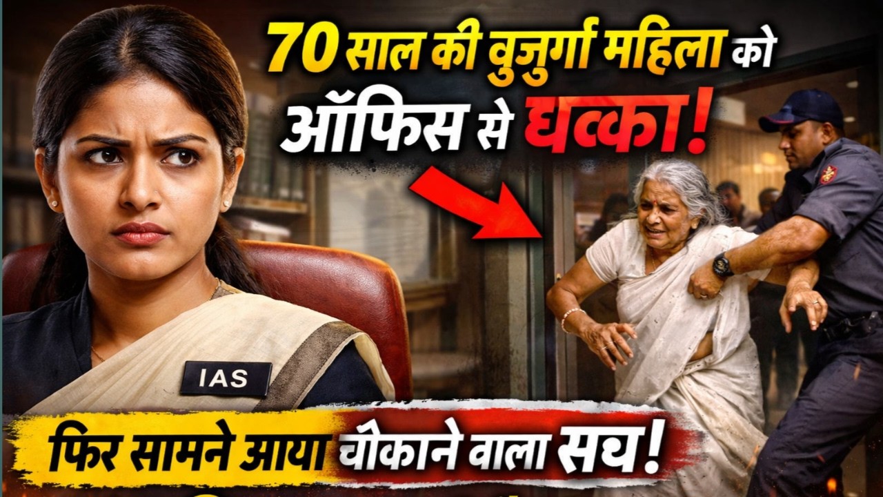 महिला IAS अधिकारी ने 70 साल के बुजुर्ग महिला को ऑफिस से धक्का देकर बाहर निकाला फिर जो हुआ