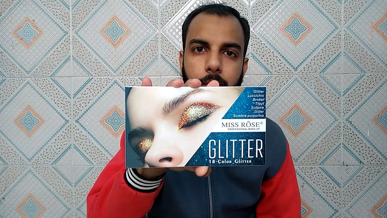 MissRose 18 Color Glitter Pallet Price & Review- MissRose Orignal Giliter Pallet In Affordable Price