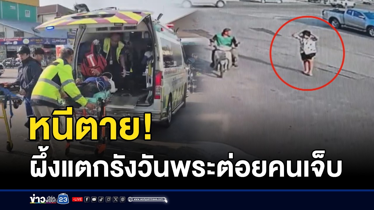 หนีตาย! ผึ้งแตกรังวันพระต่อยคนเจ็บ l ตลาดข่าว - ข่าวเช้าเวิร์คพอยท์ l 12 มี.ค.69