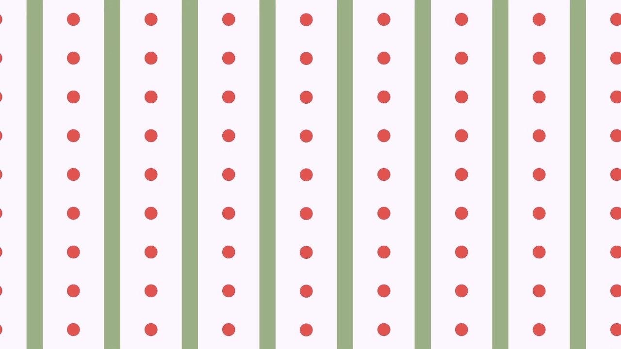 Christmas Polka Dot Stripes Background Video Loop