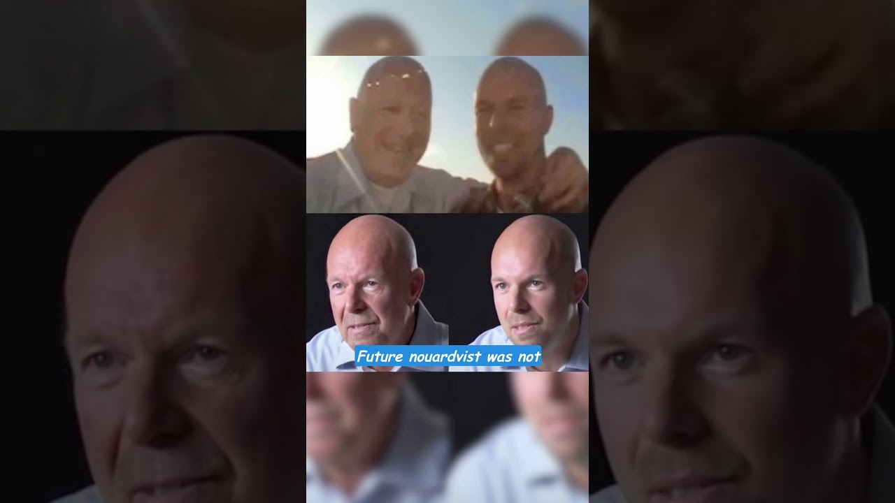 This Time Traveler took a picture with himself from the future...