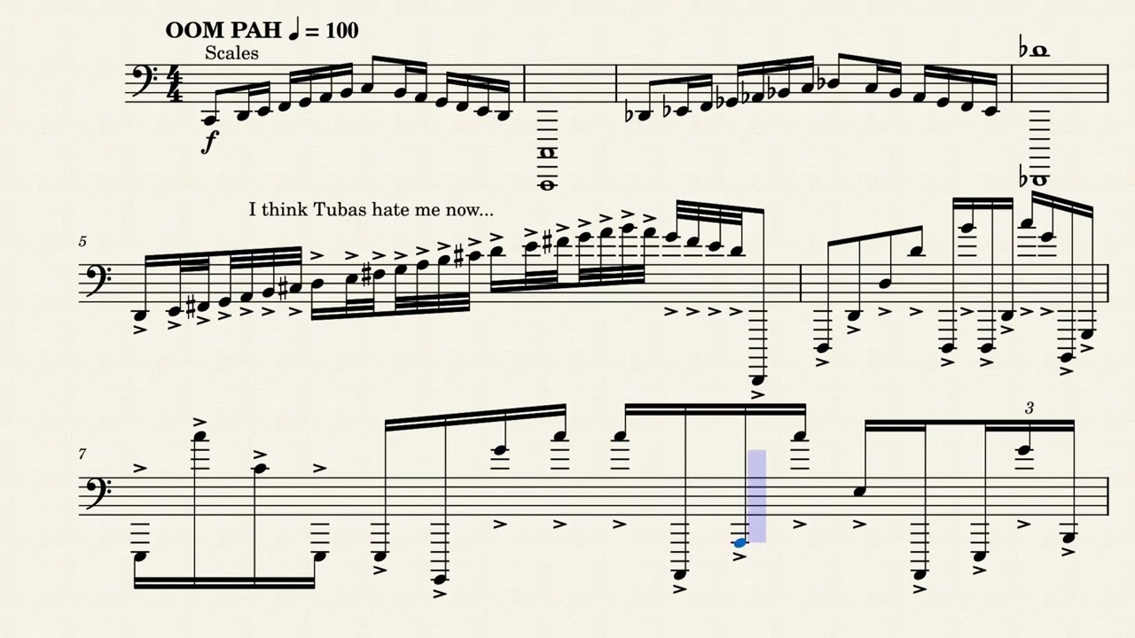 Beginner Friendly Tuba Warm Up 😊