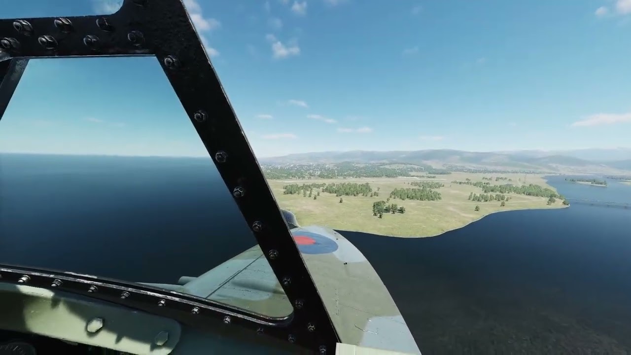 DCS Spitfire under bridge