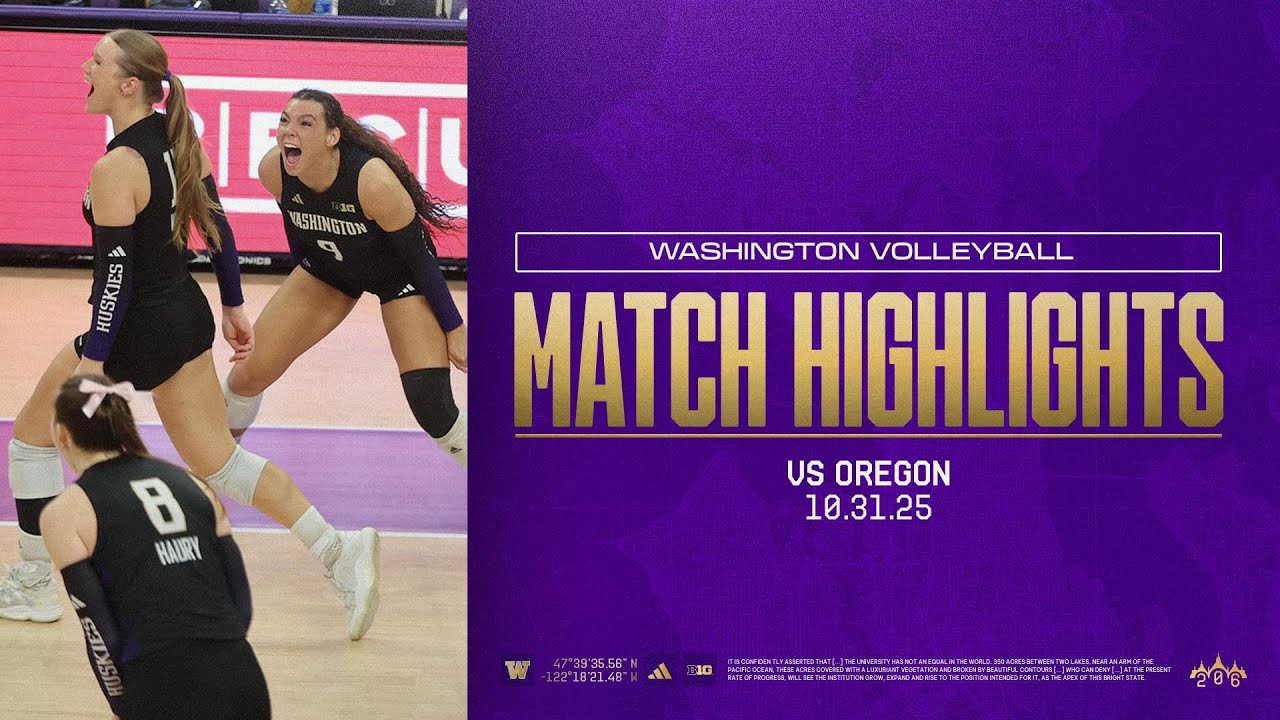 Washington 3, Oregon 0 | Huskies Highlights