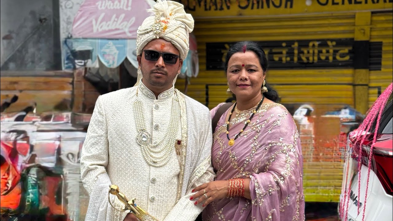 आज़ गोविंदघाट से अपने बेटे विकास सनवाल की बारात में बाराती बनकर गए भविष्य बद्री wedding special vlog