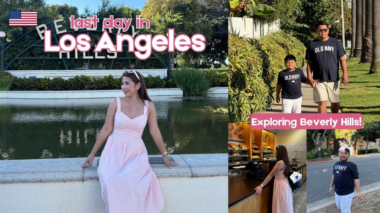 Last Day in California Vlog | Beverly Hills Tour, Michael Jackson’s House & Budget Luggage Hunt