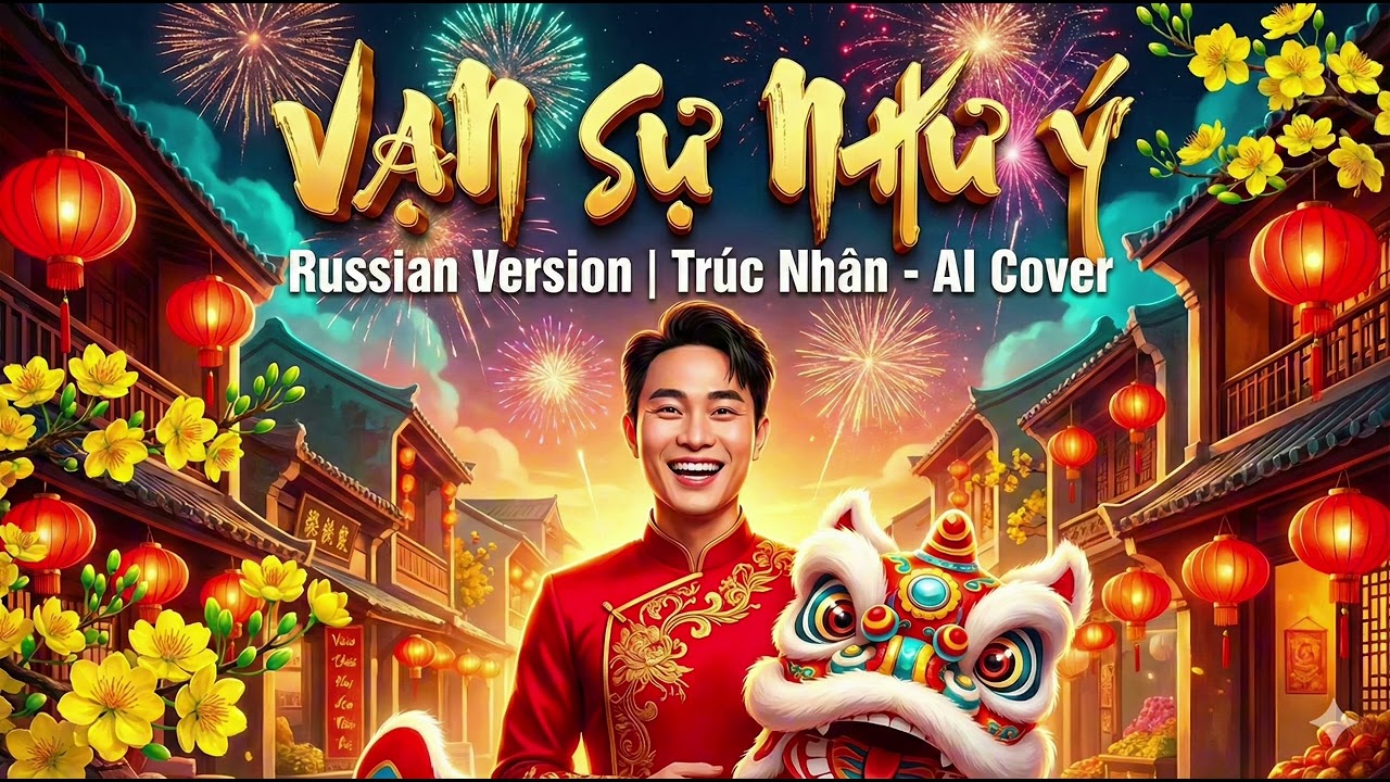 Vạn Sự Như Ý - Trúc Nhân (Russian Version) - AI Cover | Phiên bản tiếng Nga siêu 