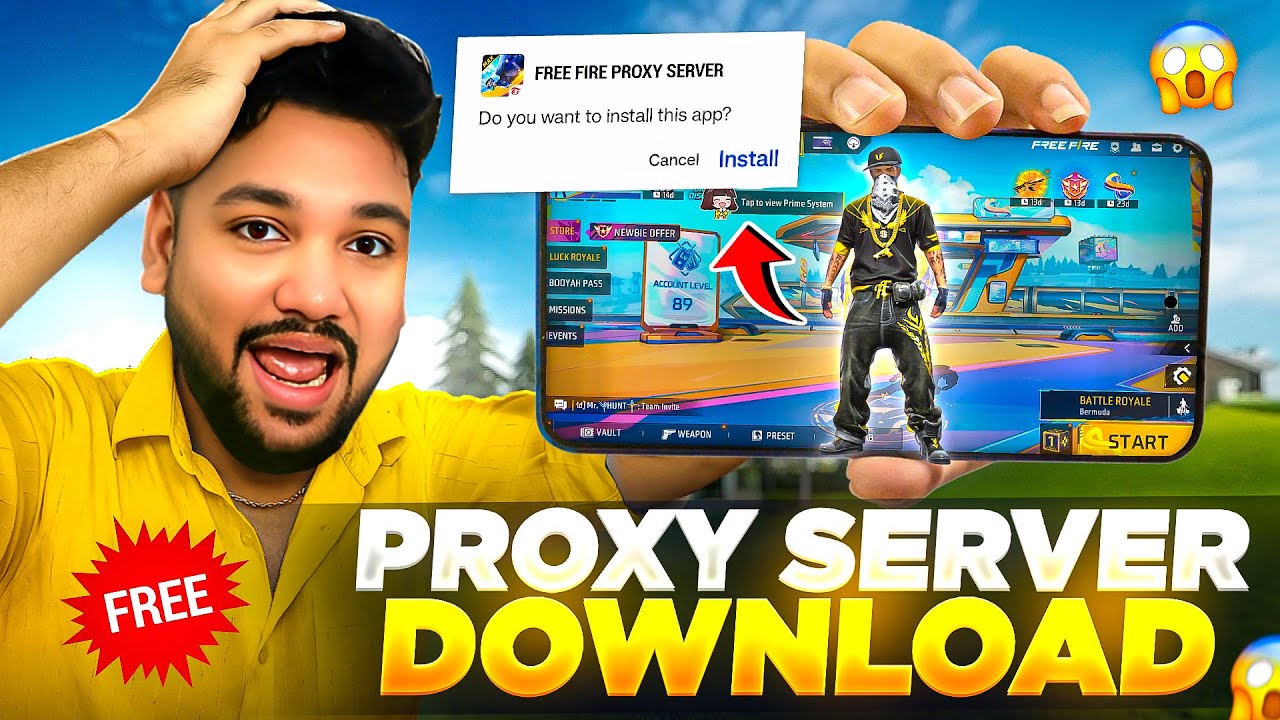 How To Download VIP Proxy Server in Free Fire 😱✅ ‪