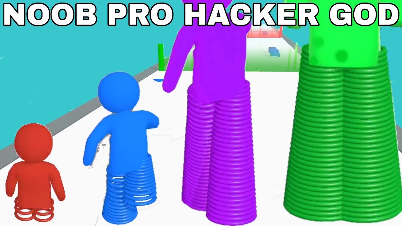 NOOB VS PRO VS HACKER VS GOD in Spring Leg Run 13, 2023