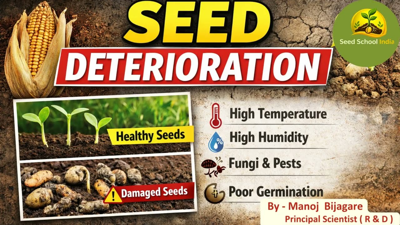 Seed Deterioration | Definition, Factors, Effects & Biochemical Manifestations