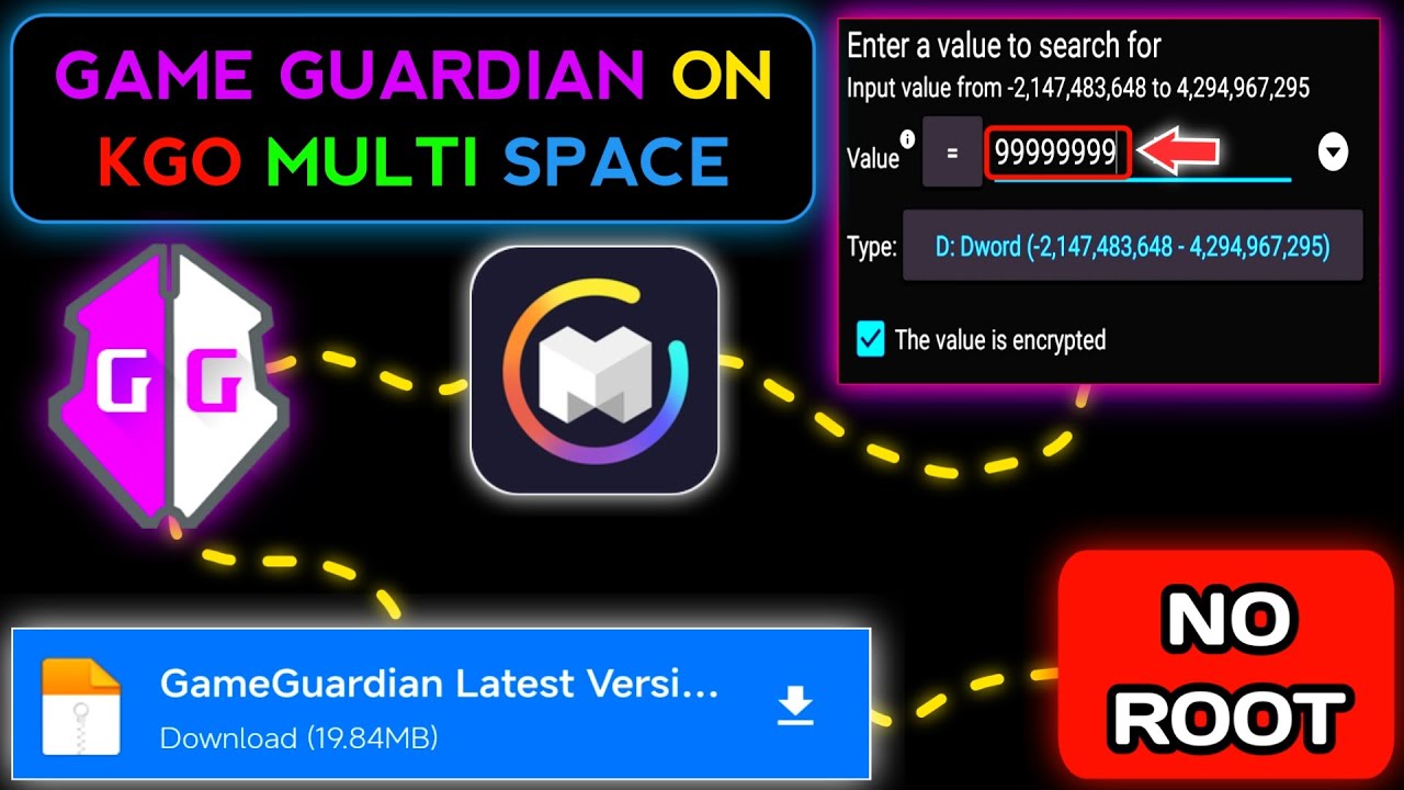 Game Guardian + KGO Multi Space Full Setup Guide (No Root) - 2025