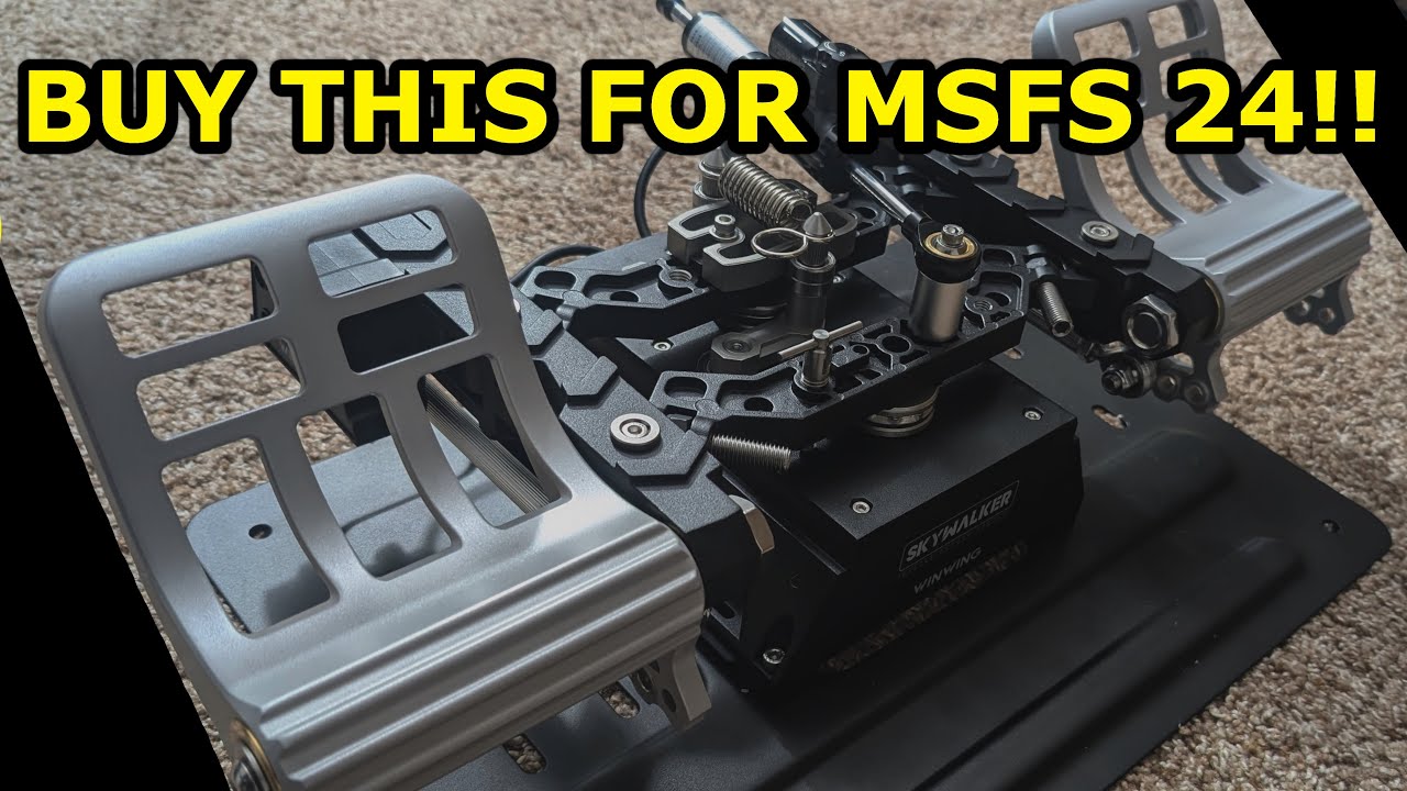 WINWING FULL REVIEW - BEST RUDDER PEDALS FOR MSFS 2024 below $400