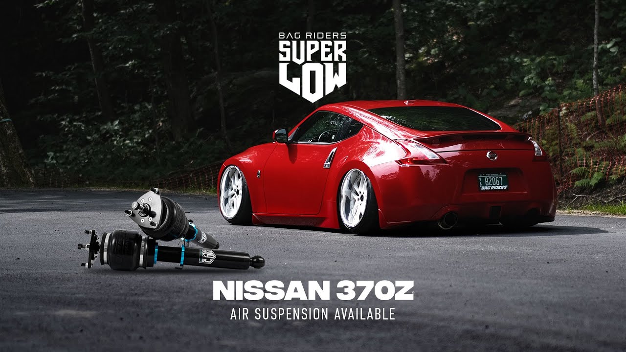 Bagged Nissan 370Z Z34 | Super Low Air Suspension by Bag Riders