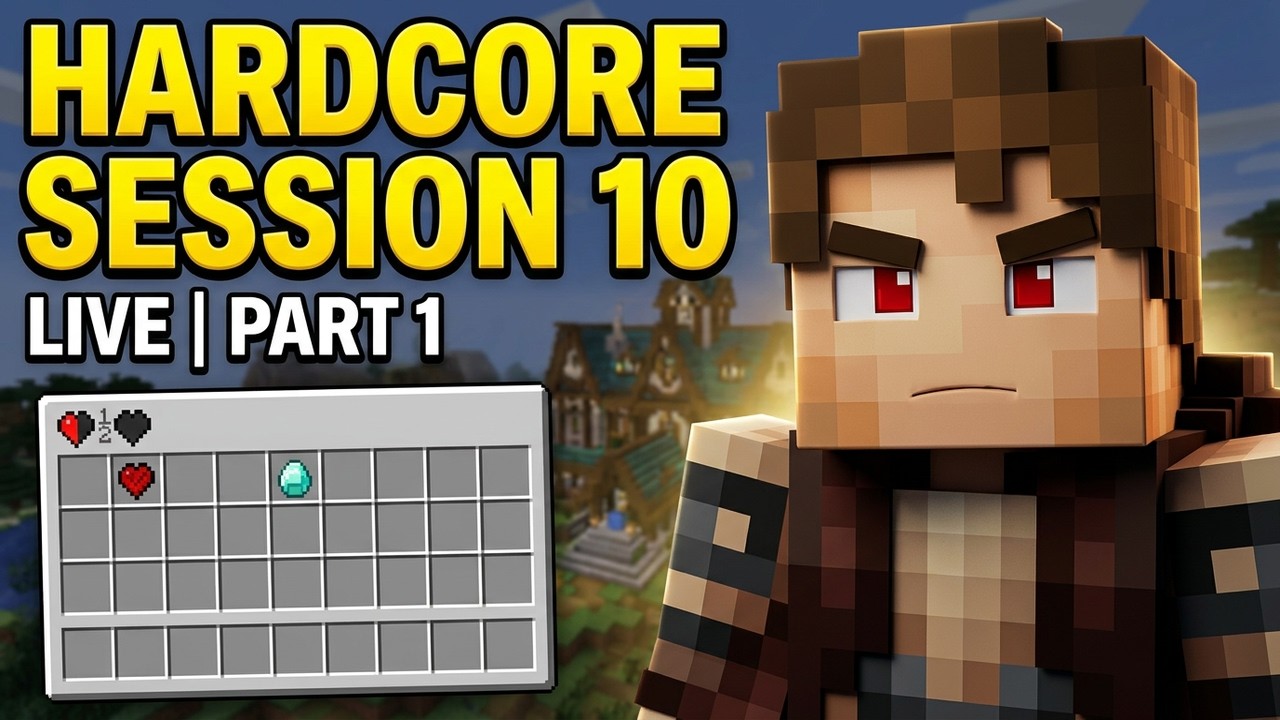 Absolute BUNK! | LIVE Hardcore Minecraft Forever World | Session 10 Part 1/11