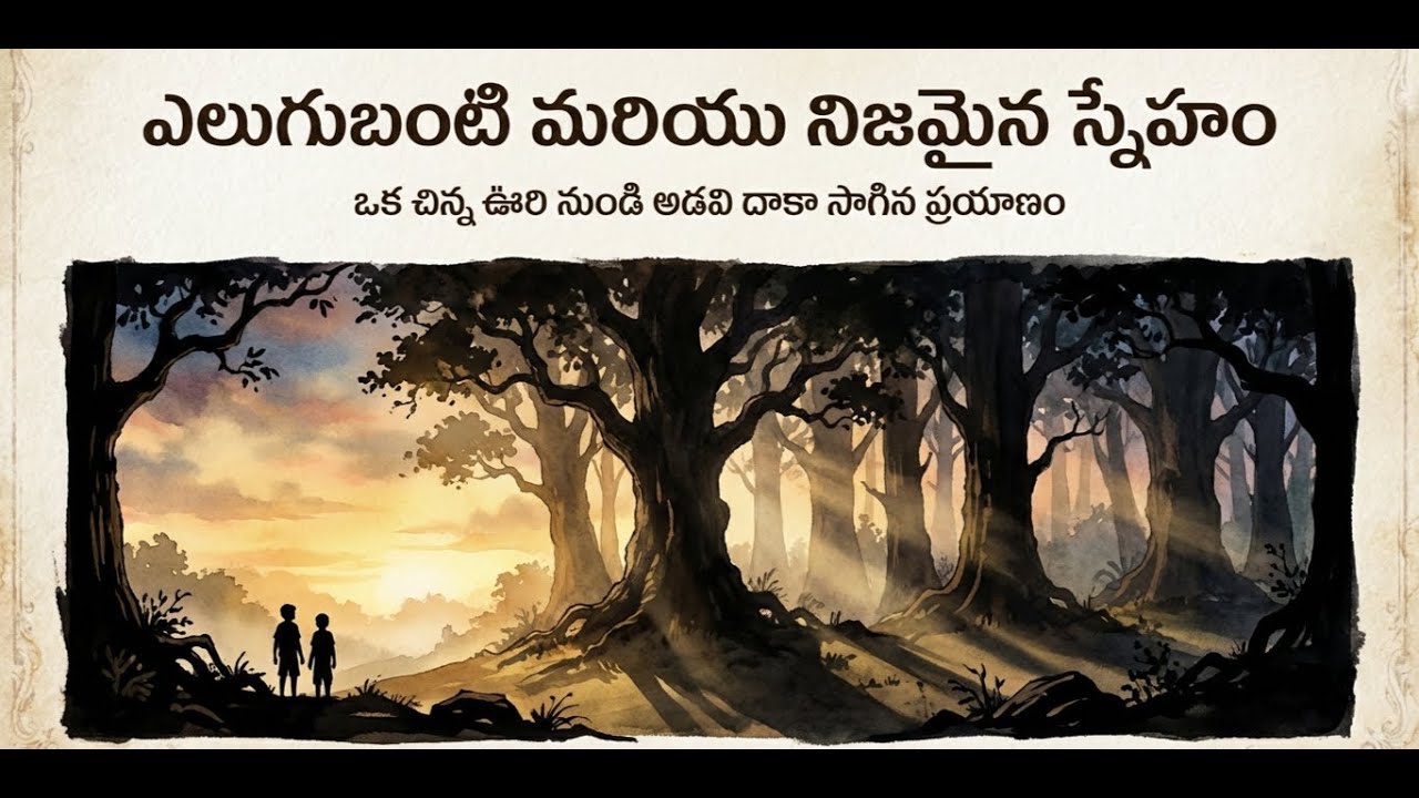 ఎలుగుబంటి & నిజమైన స్నేహం కథ 🐻 | Telugu Moral Story for Kids | నీతి కథలు