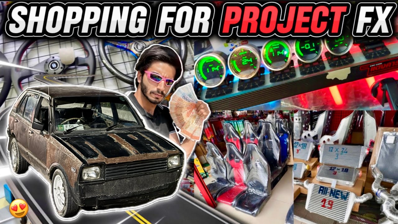 Shopping For Project FX In Thailand 🔥 Biggest Car Modification Market 🤩 TEAM-4K