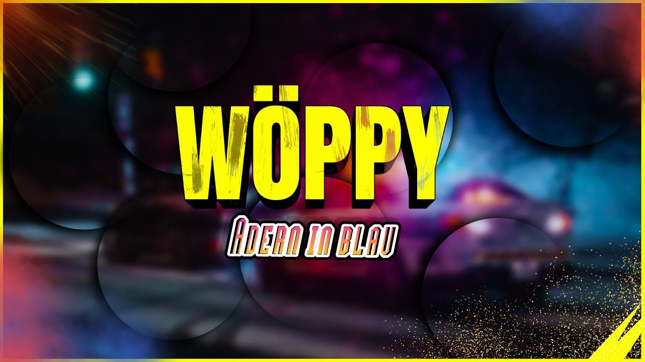 W&ouml;ppy - Adern in blau
