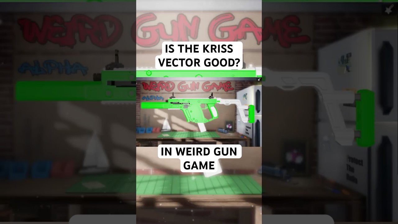 IS THE KRISS VECTOR WORTH THE HYPE IN ROBLOX WEIRD GUN GAME