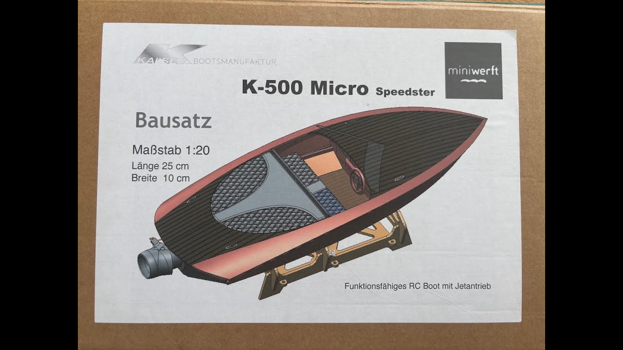 RC Jet Boat - Kaiser K-500 Micro Ep. 3 - Build Vlog