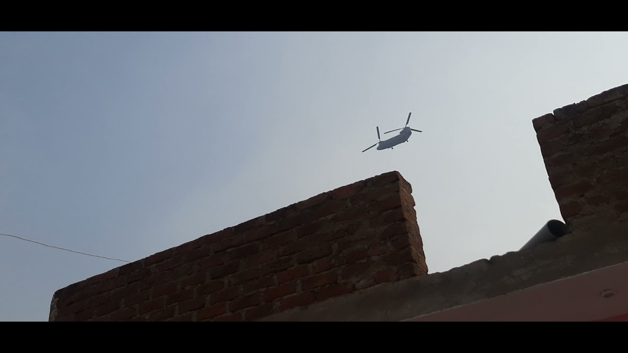 Indian Air Force Boeing CH-47 Chinook in Gwalior